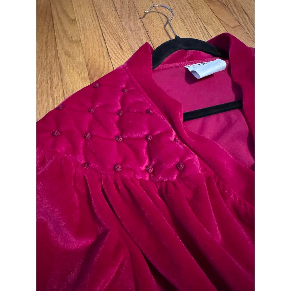 CJs Vintage Velour Robe - Picture 2 of 4